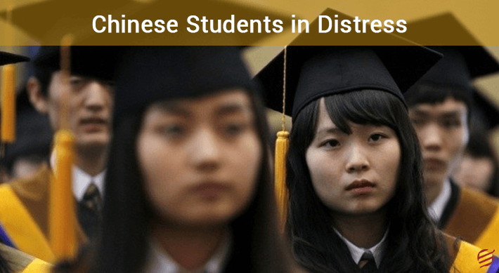 Chinese students in distress